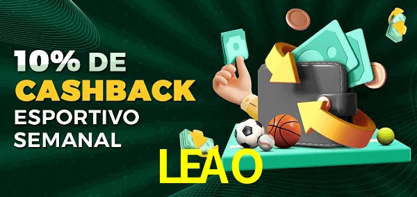 10% de bônus de cashback na LEAO