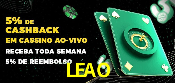Promoções do cassino ao Vivo LEAO